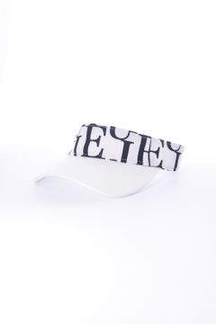 LOGO PATTERN SUN VISOR / オリジナルロゴ サンバイザー ホワイト