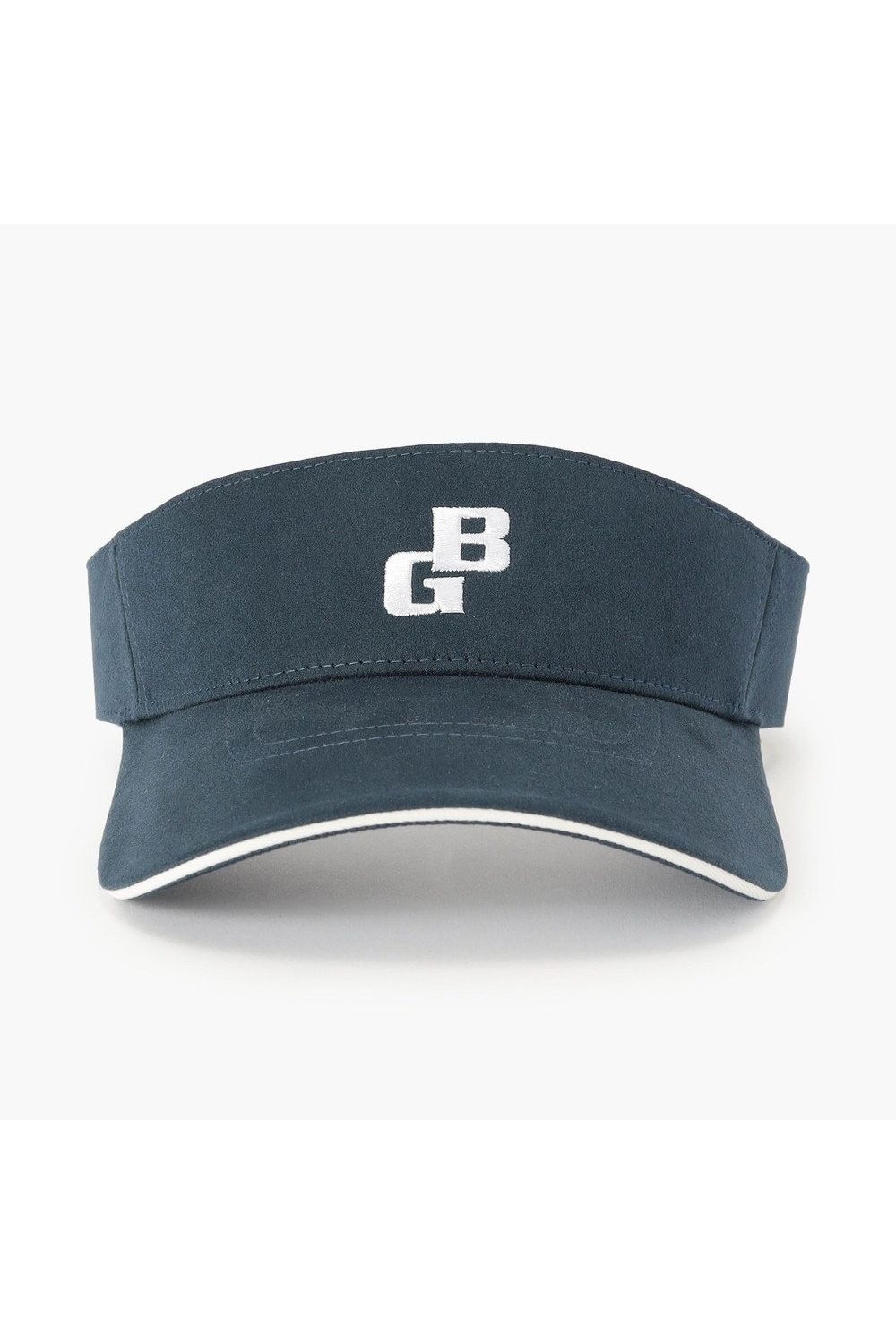 【26AW】 MEN’S SUEDE SMALL BG LOGO VISOR / スウェード素材 スモールBGロゴ サンバイザー (インディゴ)