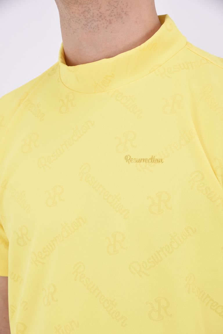 Resurrection - MENS MONOGRAM JACQUARD HIGH NECK SHIRT / モノグラム 