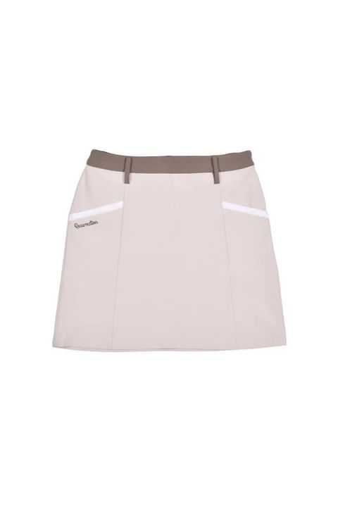 【26AW】【レディース】 SLASH POCKET SKIRT / ツートーン スラッシュポケット スカート (アイボリー)*