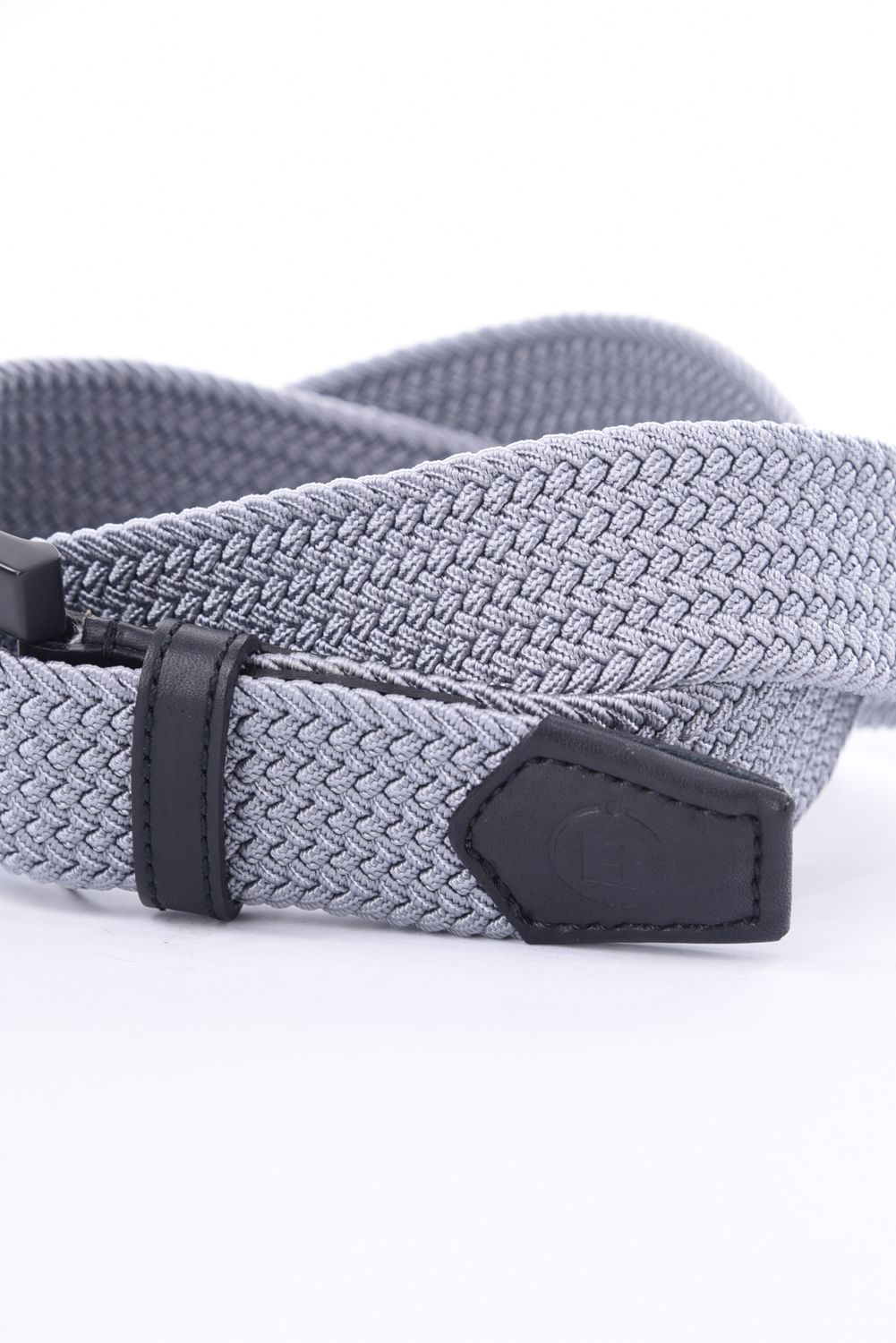 SQUARE BUCKLE MESH BELT / メッシュベルト グレー - M