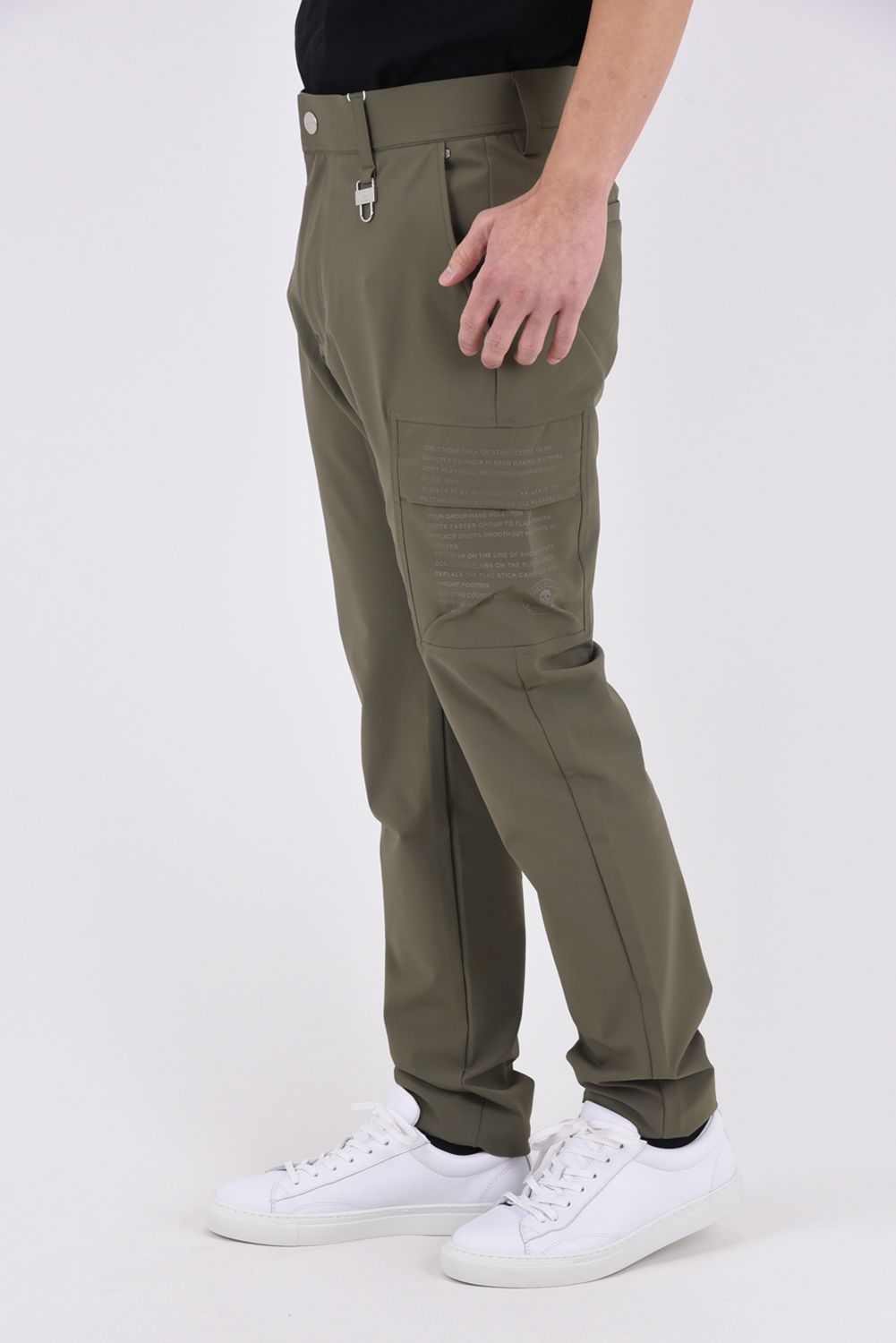 【26SS】 SCOPE ADAPTIVE UTILITY PANTS / ナイロンタフタ パッチポケット ハイストレッチ ロングパンツ (カーキ)