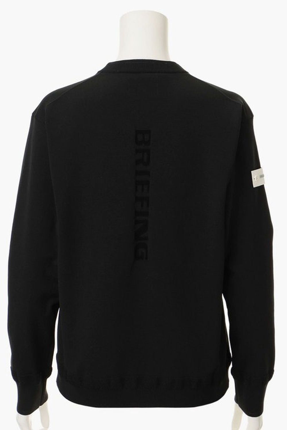 【25AW】【レディース】 WOMEN’S WR CREWNECK KNIT / 超撥水糸 袖ワッペン クルーネックニット (ブラック)