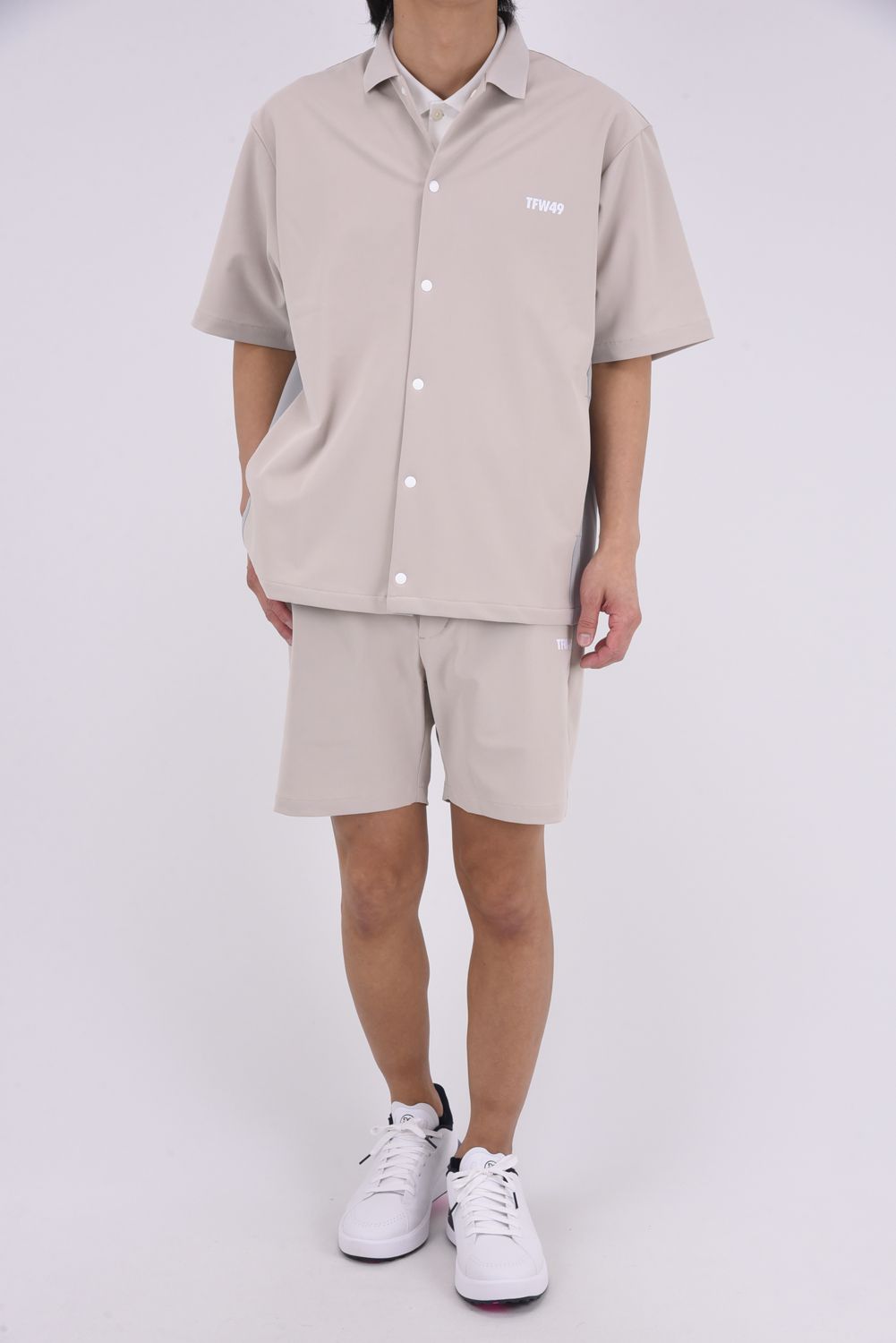 【26SS】 LUXURY SPORTY SHORTS / ドライタッチ ショートパンツ (ライトベージュ)