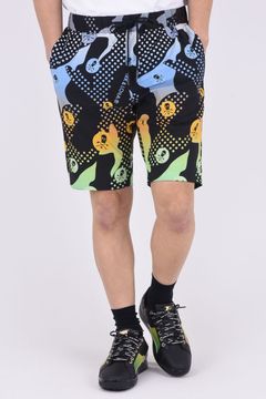VECTOR REVERSVLE PANTS / ベクターカモフラージュ リバーシブル グラフィックショートパンツ (ブラック)