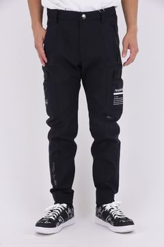 【2025AW】 PRIMAL AIR HYBRID PANTS / PERTEX®ナイロン リフレクタープリント ハイブリッドロングパンツ (ブラック）