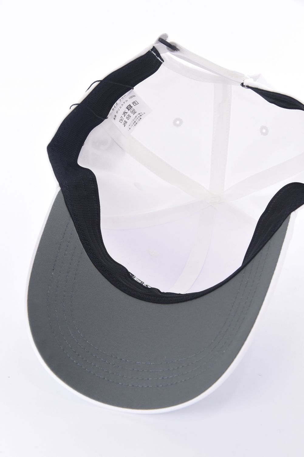 LOGO CAP / ロゴ刺繡 ベースボールキャップ (ホワイト)