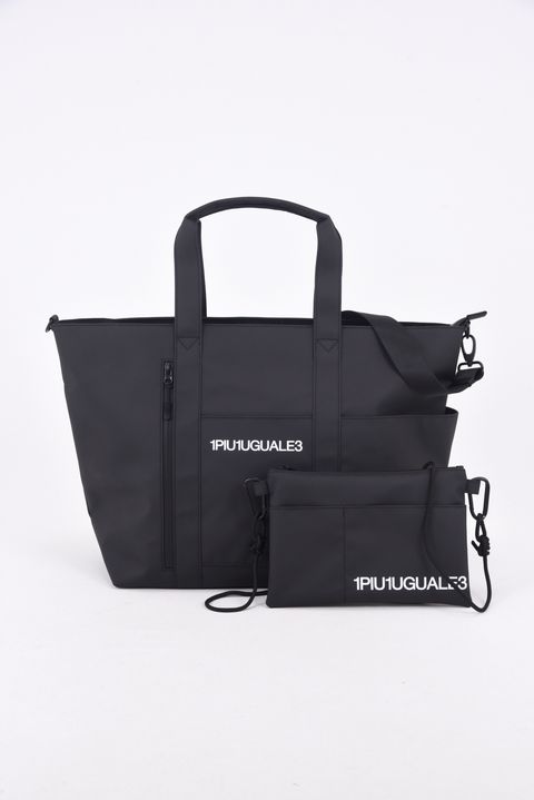 TOTE BAG LARGE / トートバッグ ラージ  サコッシュバッグインバッグ付き (ブラック)