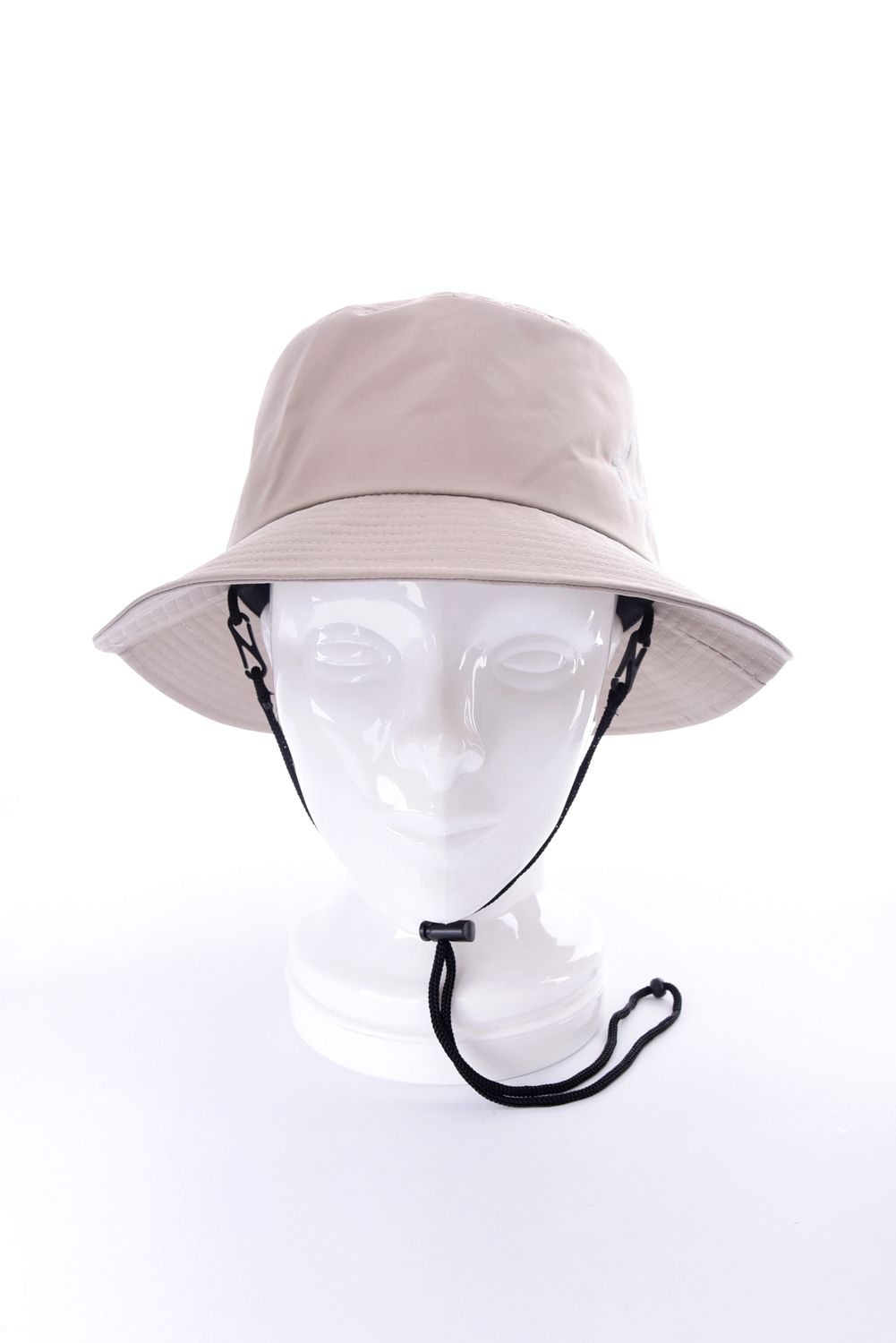 REIN BUCKET HAT / 防水 ロゴ バケットハット (ベージュ)