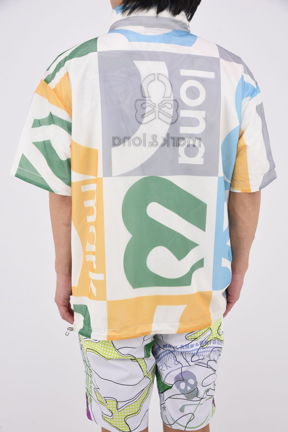 【2026SS 木村拓哉さん着用】 QUADRA AIR MESH 2-WAY PULLOVER / リバーシブル ショートスリーブプルオーバー (ホワイト)