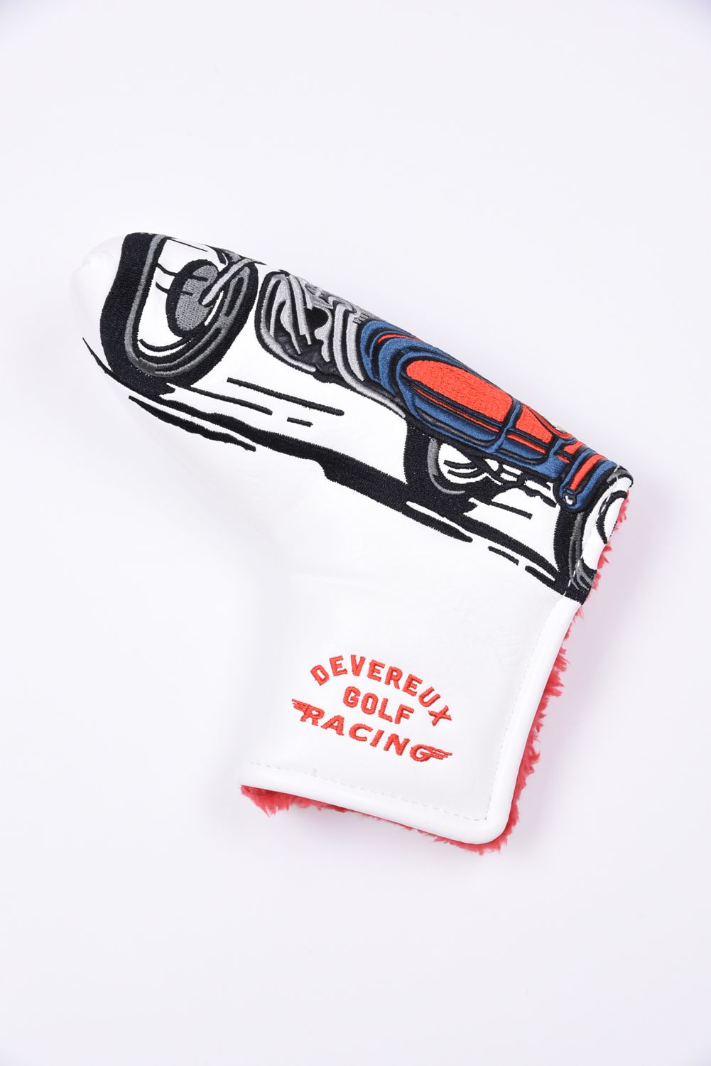 【26AW】【CAPSULE COLLECTION】 SIDECAR BLADE COVER / サイドカー刺繍入り ピンタイプ パターカバー (ホワイト)