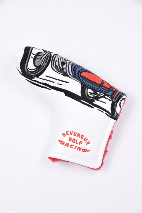 【26AW】【CAPSULE COLLECTION】 SIDECAR BLADE COVER / サイドカー刺繍入り ピンタイプ パターカバー (ホワイト)