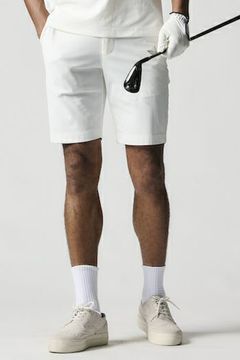 【25SS】 113 GOLF EMBOSS SHORTS / ブランドロゴエンボス ショートパンツ (ホワイト)