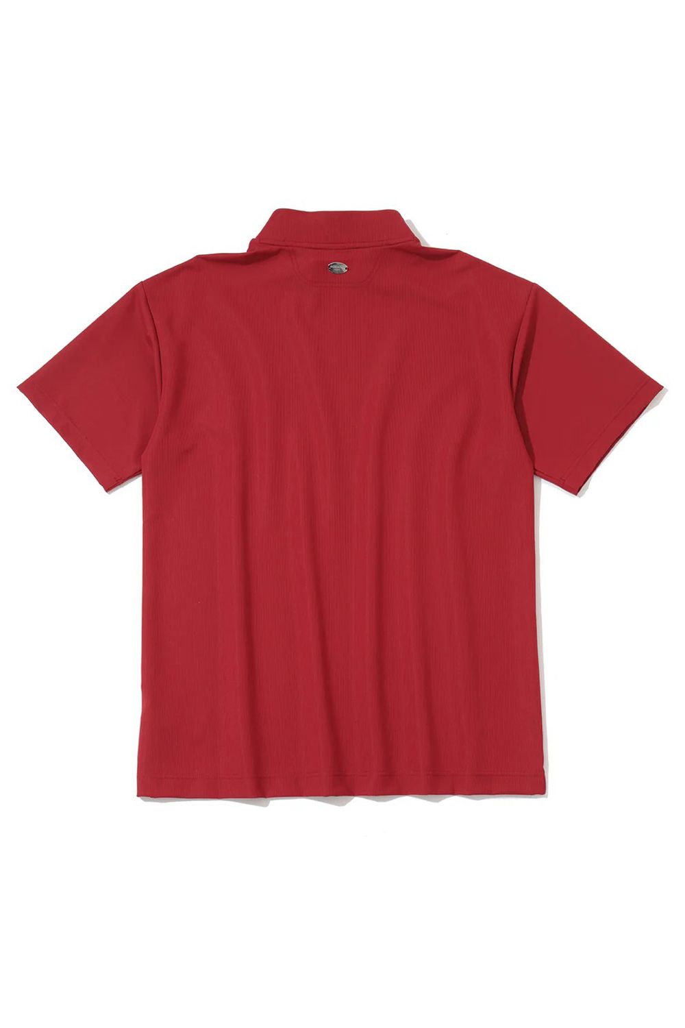 【26SS】 CROCE WAFFLE MOCK NECK TEE / ナイロンワッフル ブラックレターロゴ モックネックTシャツ (レッド)