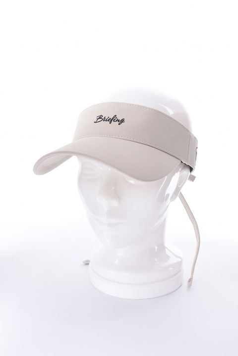【26SS】【レディース】 WOMEN’S SMALL LOGO RIBBON VISOR / ブランドロゴ バックリボン リボンサンバイザー (アイボリー)