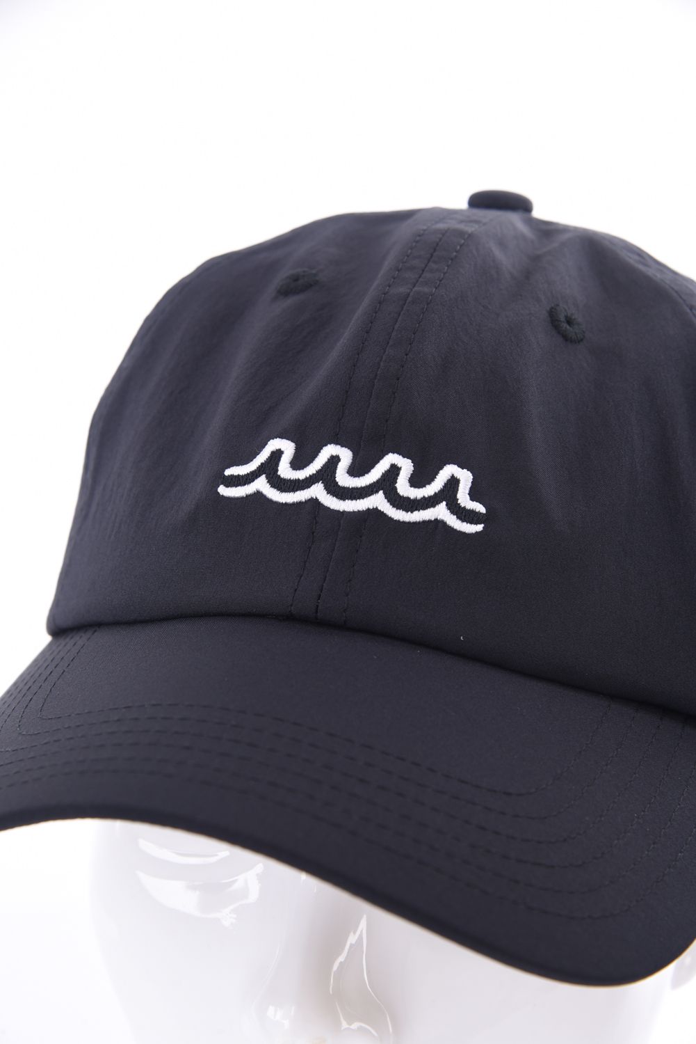 WAVE LOGO CAP / ウェーブロゴ キャップ (ブラック)