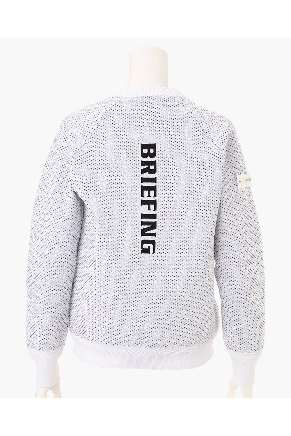 【26AW】【レディース】 WOMEN’S BIRDS EYE KNIT CREWNECK / バーズアイパターン クルーネックニット (ホワイト)