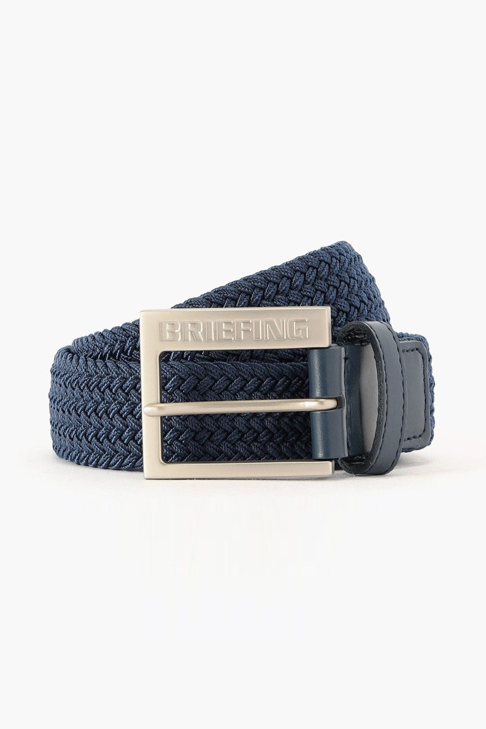 【26SS】 MS SQUARE BUCKLE MESH BELT / スクエアバックル メッシュベルト (ネイビー)
