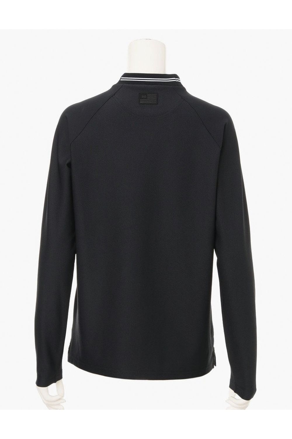 【26SS】【レディース】 WS MESH MINI LINE LS HIGHNECK RF / メッシュ素材 ロングスリーブ モックネックTシャツ (ブラック)