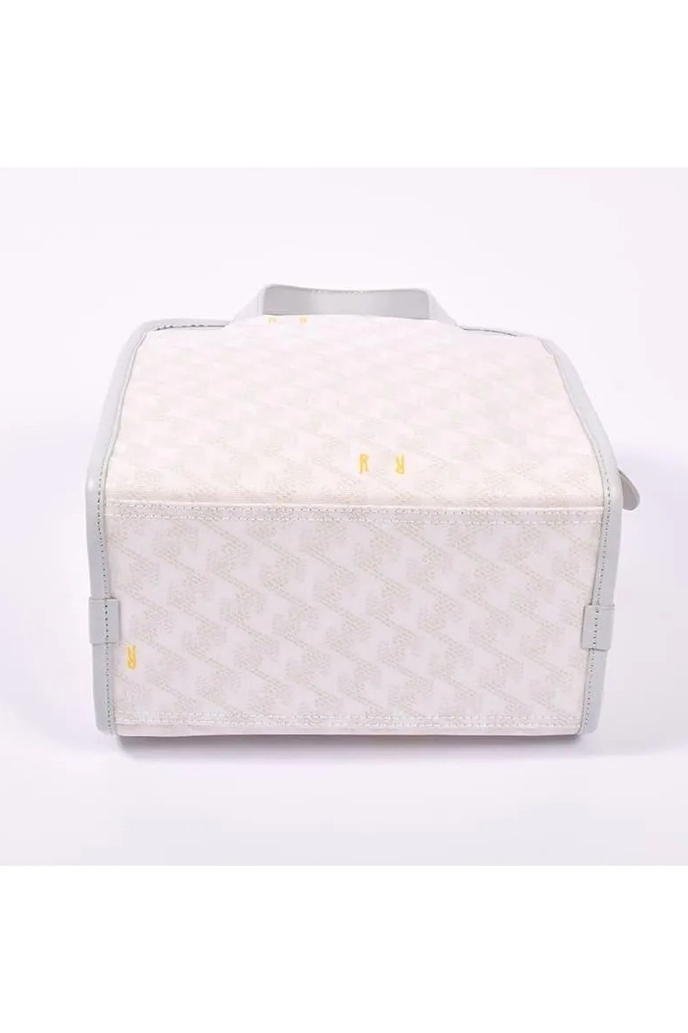 【26SS】 LANIUS TETRA (ラニウス テトラ) / ブランドオリジナルテキスタイル スリム カートバッグ (モノホワイト)*