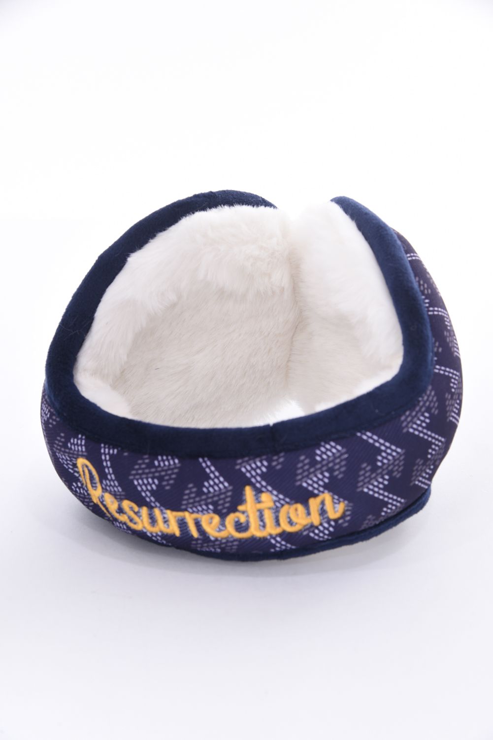 【プレゼント好適品】 GM EARMUFFS / ブランド オリジナルテキスタイル イヤーマフ (ネイビー)*