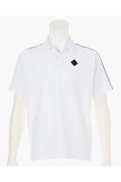 【26SS】 MEN'S LINE POLO RF / カノコ生地 ラインロゴテープ リラックスフィット ポロシャツ (ホワイト)