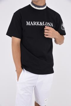 ATLANTIS MOCK TEE / ロゴプリント モックネック (ブラック)