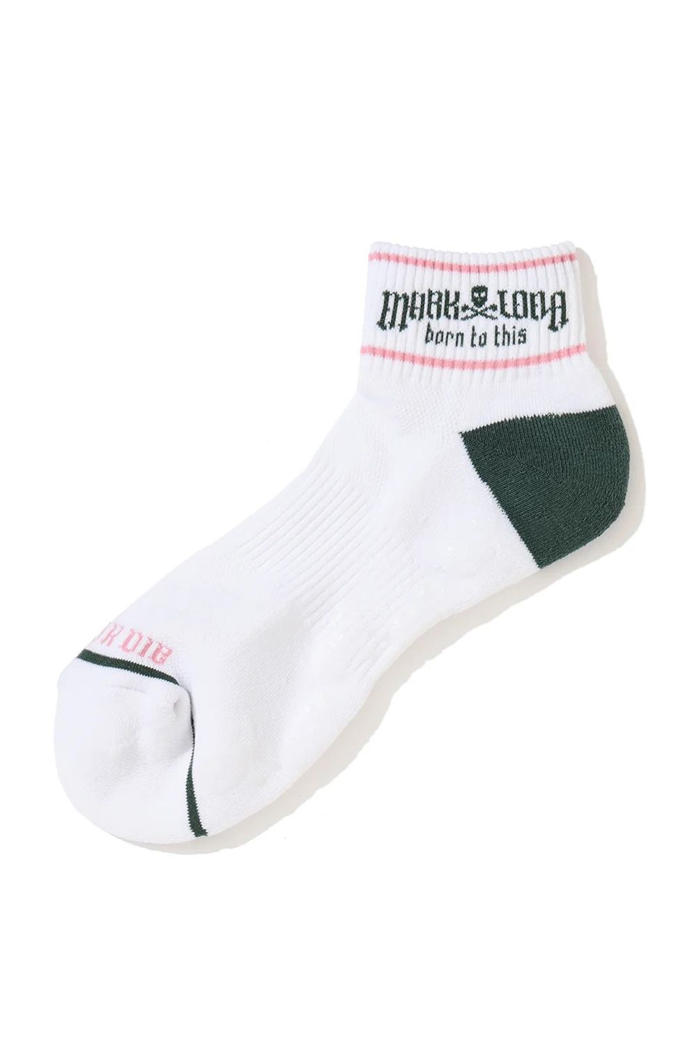 【26AW】 FRACTUR SHORT SOCKS / ブラックレターフォントロゴ ショートソックス (グリーン)