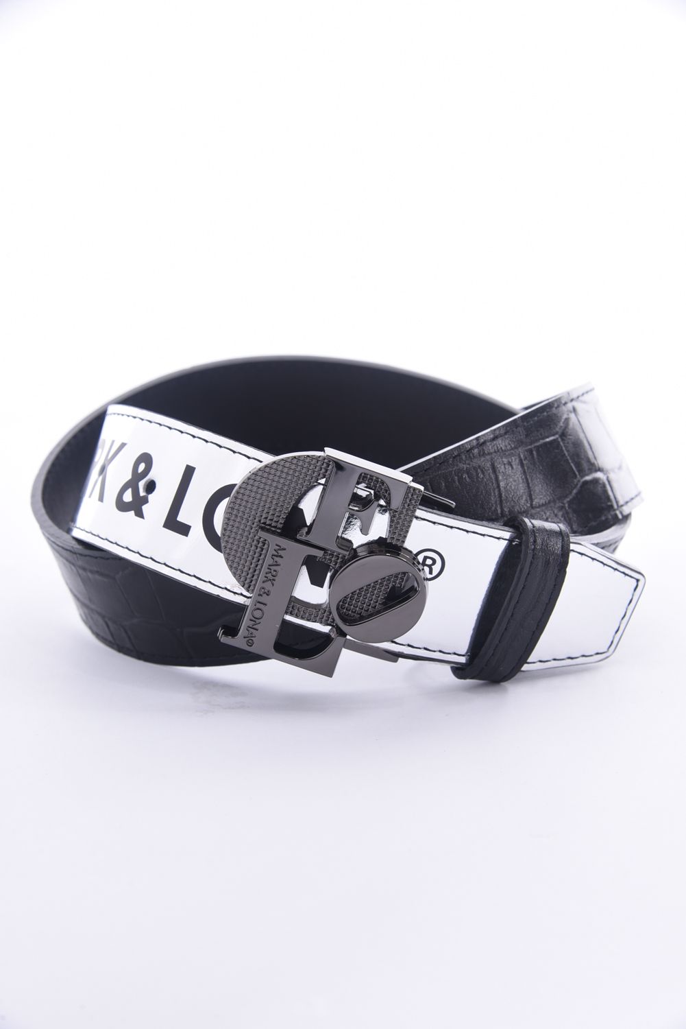 MARK&LONA - 【レディース】 STONEY COMBI LEATHER BELT / 鏡面