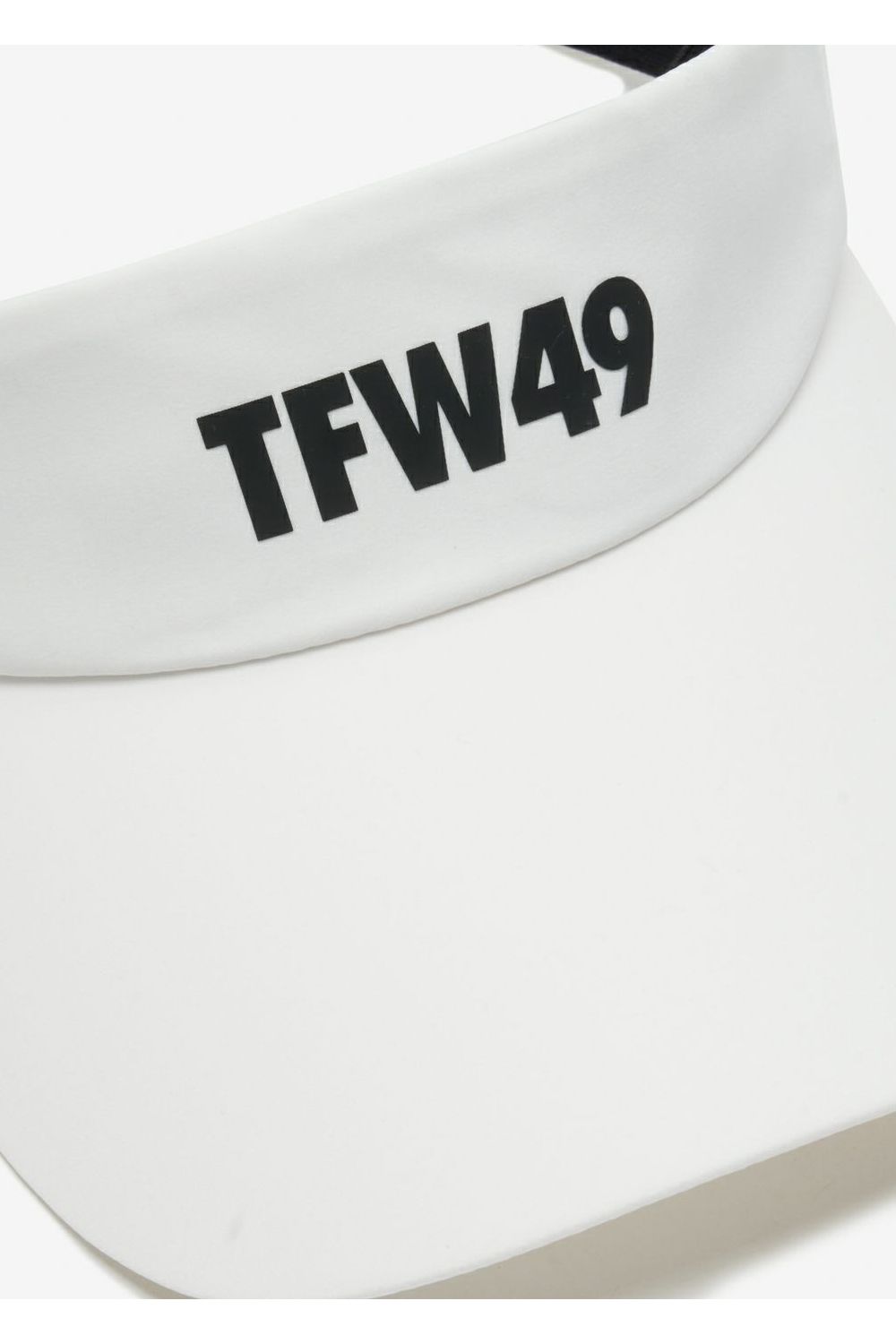 TAFFETA SUN VISOR / ブランドロゴ サンバイザー (ホワイト)