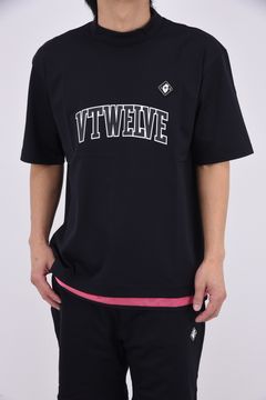 【26SS】 SNEAK MOCK / スニーク モックネックTシャツ (ブラック)