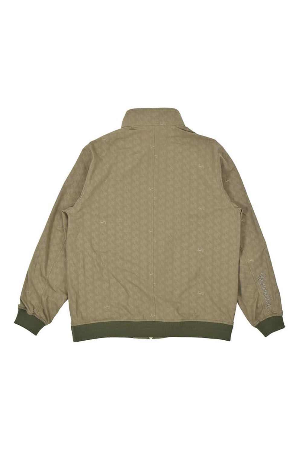 【25SS】GM EMBOSS HARRINGTON JACKET /  オリジナルテキスタイル ハリントンジャケット (カーキ)*