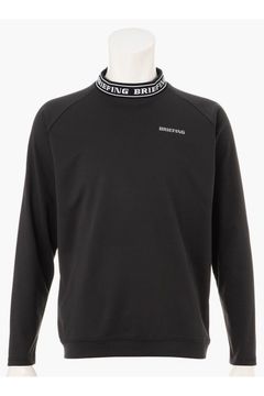 【26AW】 MS NECK LOGO LS HIGHNECK RF / ロゴ ロングスリーブ ハイネック (ブラック)