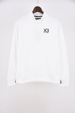 【25AW】 BACK LINE LOGO LONG SLEEVE HIGH NECK / バック ライン ロゴ 長袖 ハイネック (ホワイト)