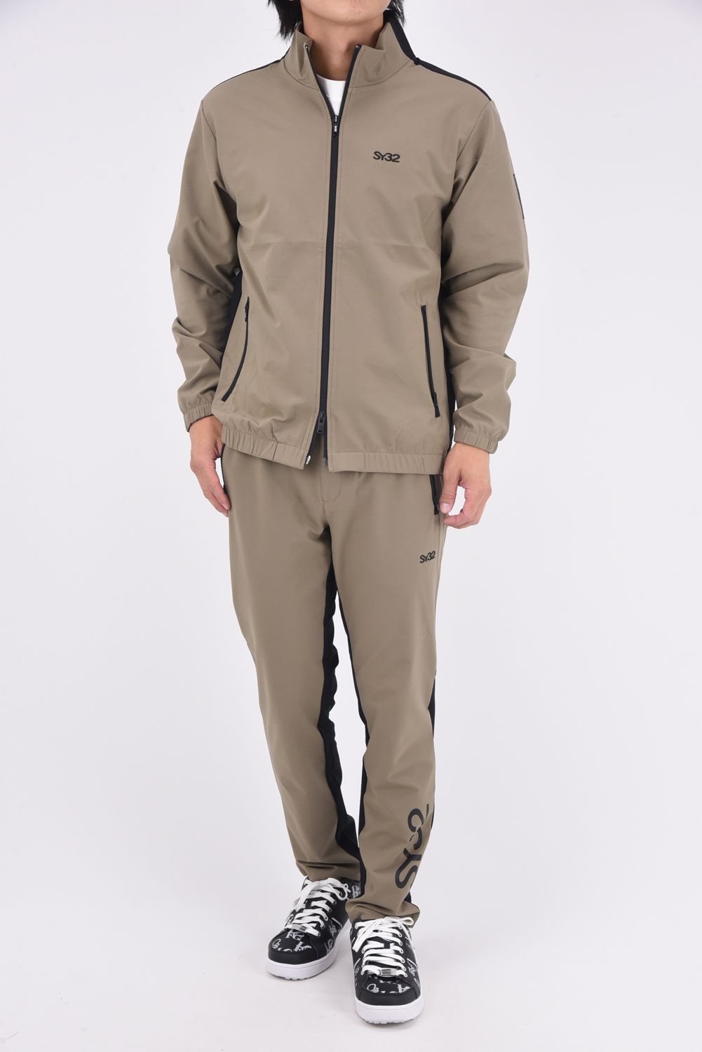 【25AW】 DOBLE WOVEN JACKET / ダブル ウーブン ジップアップ ジャケット (ブラウン)