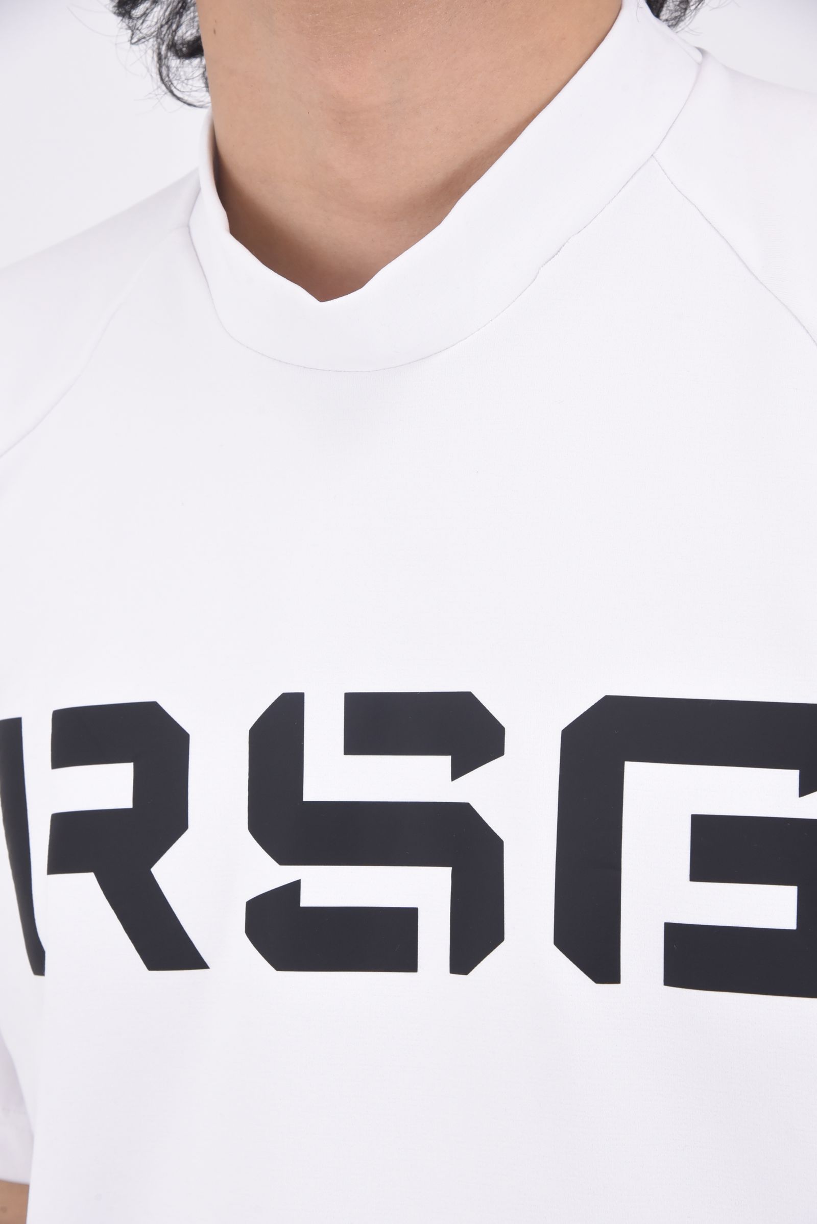 ラッセルノ　ハイネックロンT 白　M ラッセルノ ハイネックロンT 白 M