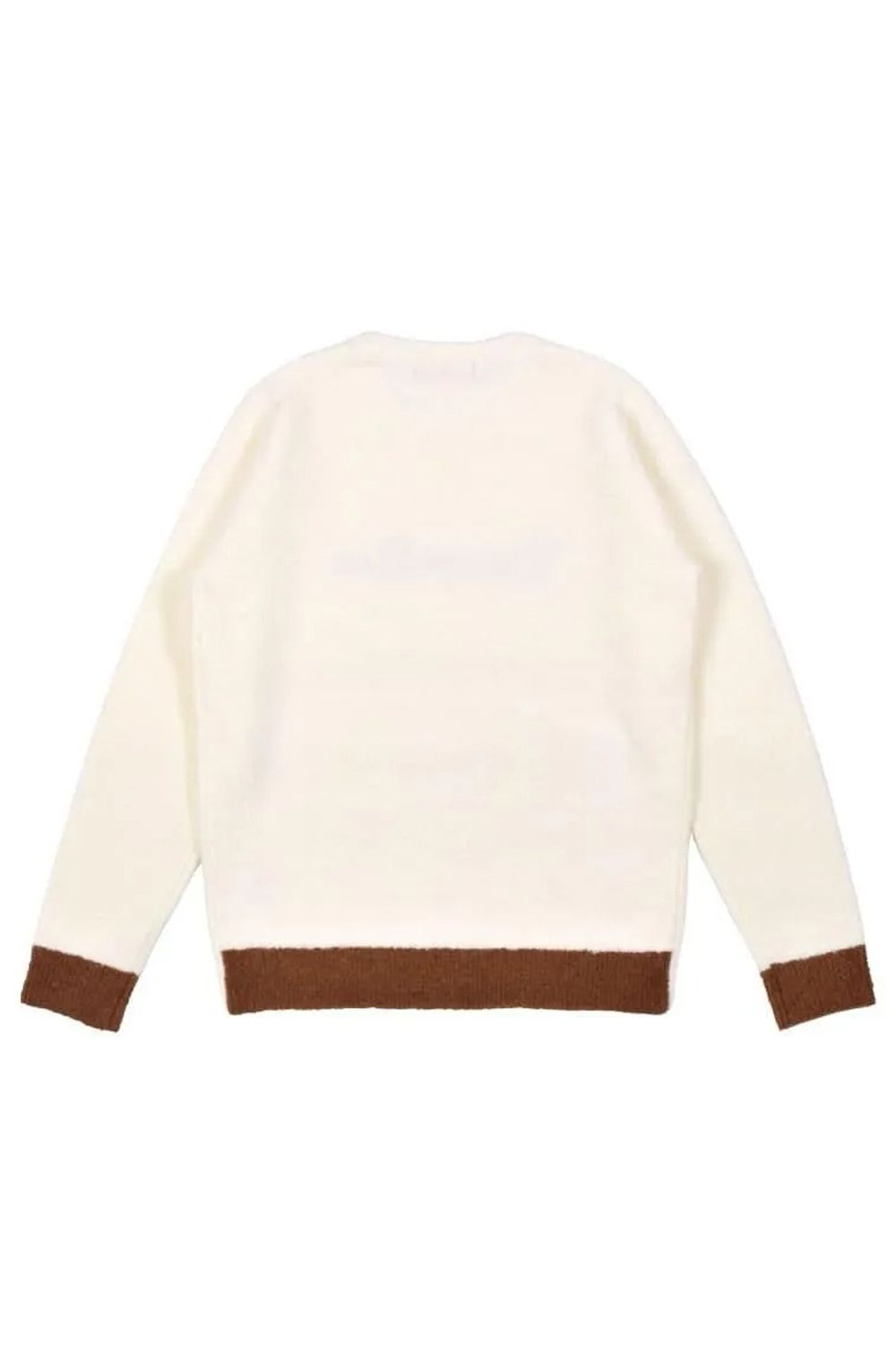 【26AW】【レディース】 ACCENT BOUCLE KNIT / アクセントリブ ブークレニット (オフホワイト)*