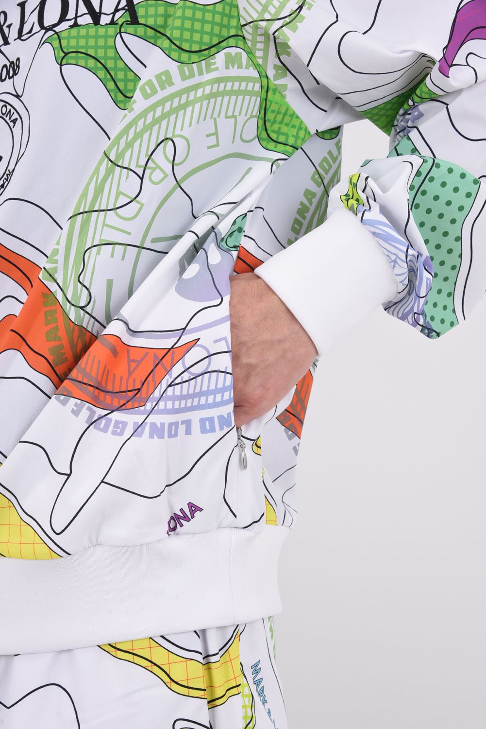 【26SS】 AXON CAMO PERFORMANCE SNEAD JK / 軽量ナイロンタフタ カモフラージュプリント スニードジャック (ホワイト)