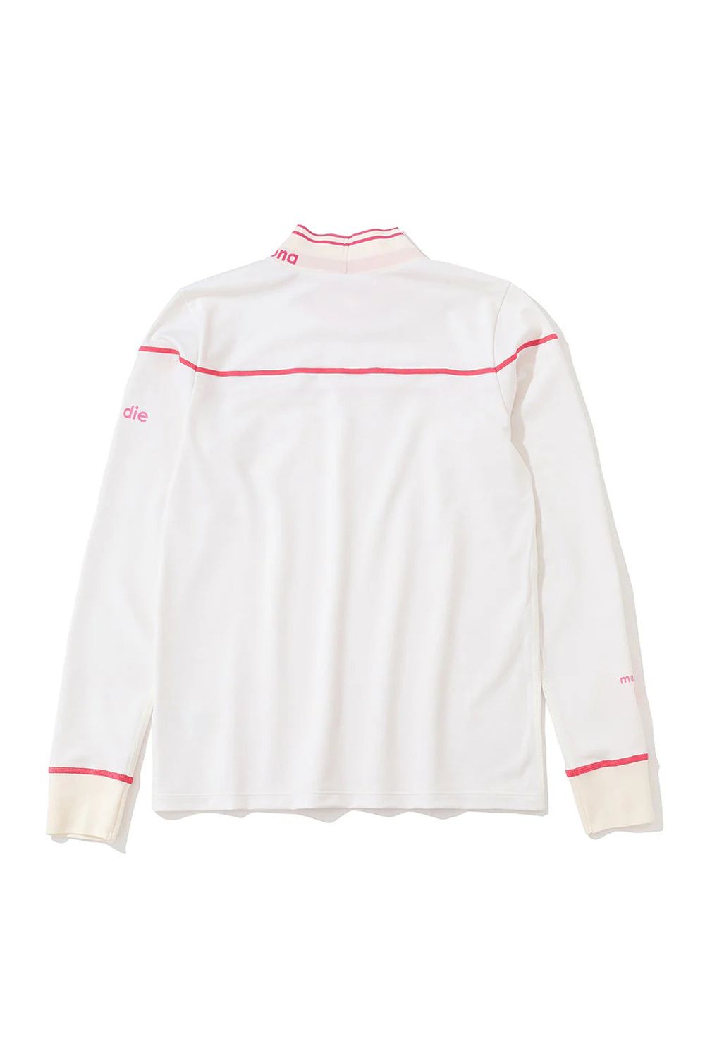 【2025AW】【レディース】 TRIBE FIT MOCK NECK / ツートーン ブランドロゴ ロングスリーブ モックネックインナー (オフホワイト)