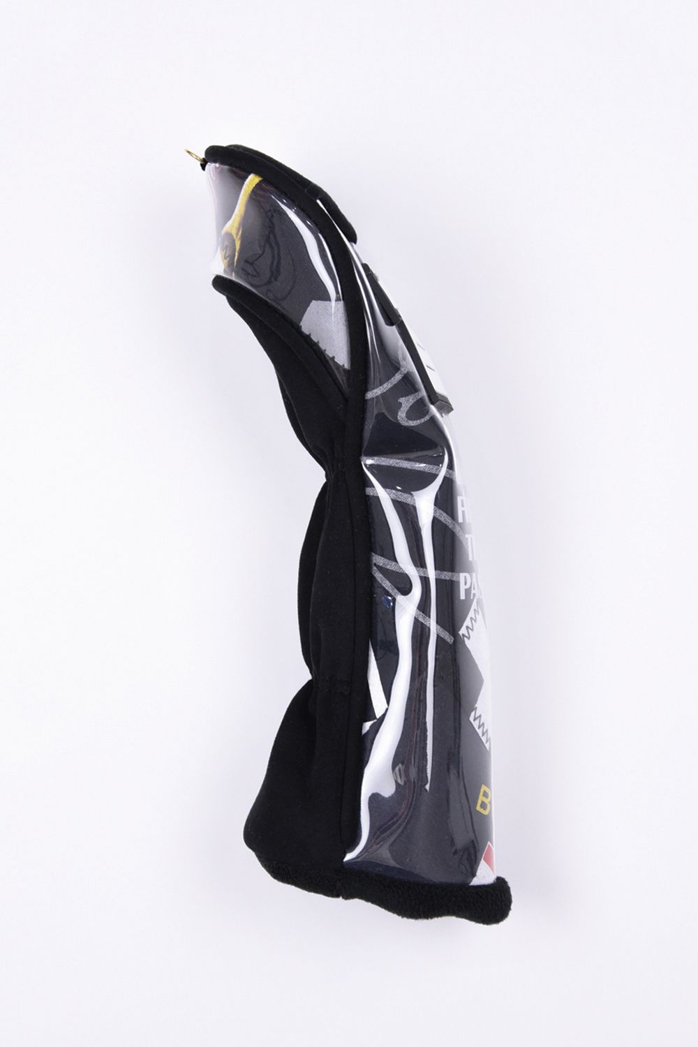 【2026 PVC TOUMEI SERIES】 ZZ26-UTNT01 / Tシャツリメイク パッチワーク ユーティリティカバー (番手チャーム付き) (ブラック/タイプB)