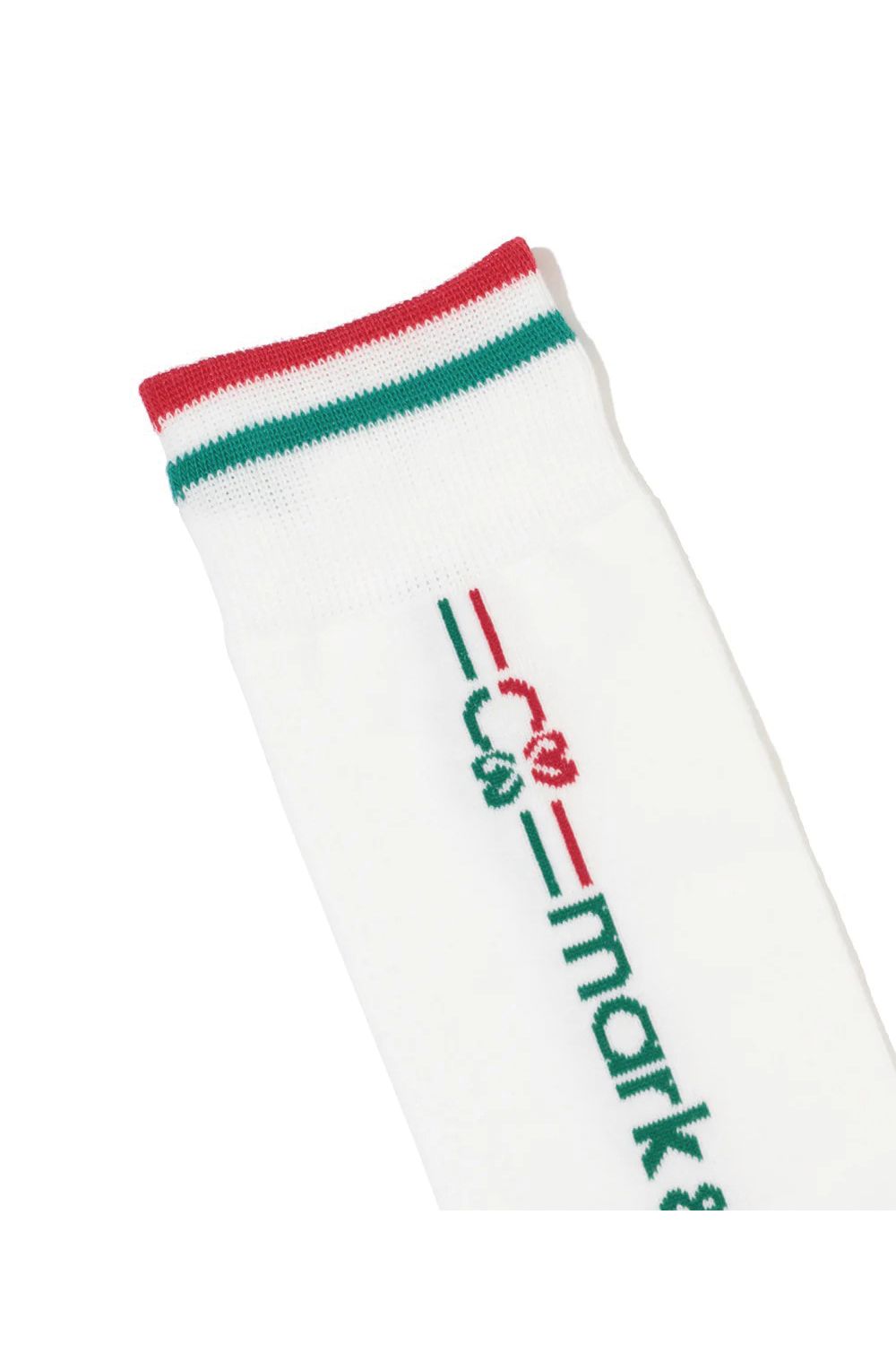 【26SS】【レディース】 ELMT SPORT LINE OVER-KNEE SOCKS / サイドライン オーバーニーソックス (ホワイト)