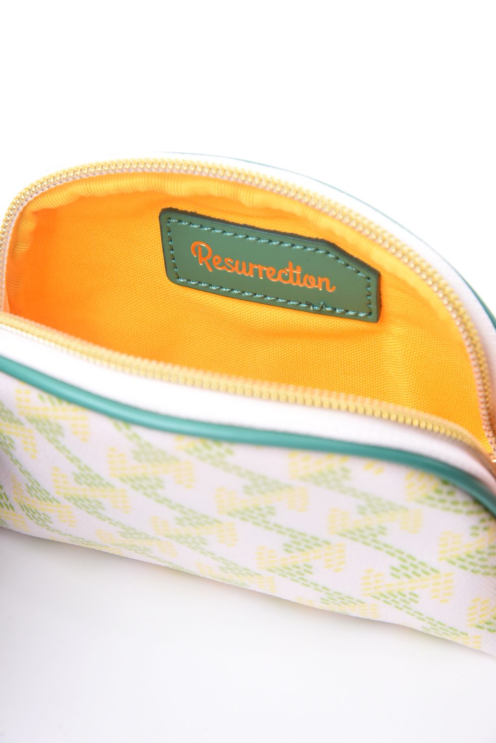 【プレゼント好適品】 KIWI PETIT (キウィ プチ)  / ブランド オリジナルテキスタイル プチ ポーチ (シトラスホワイト)*