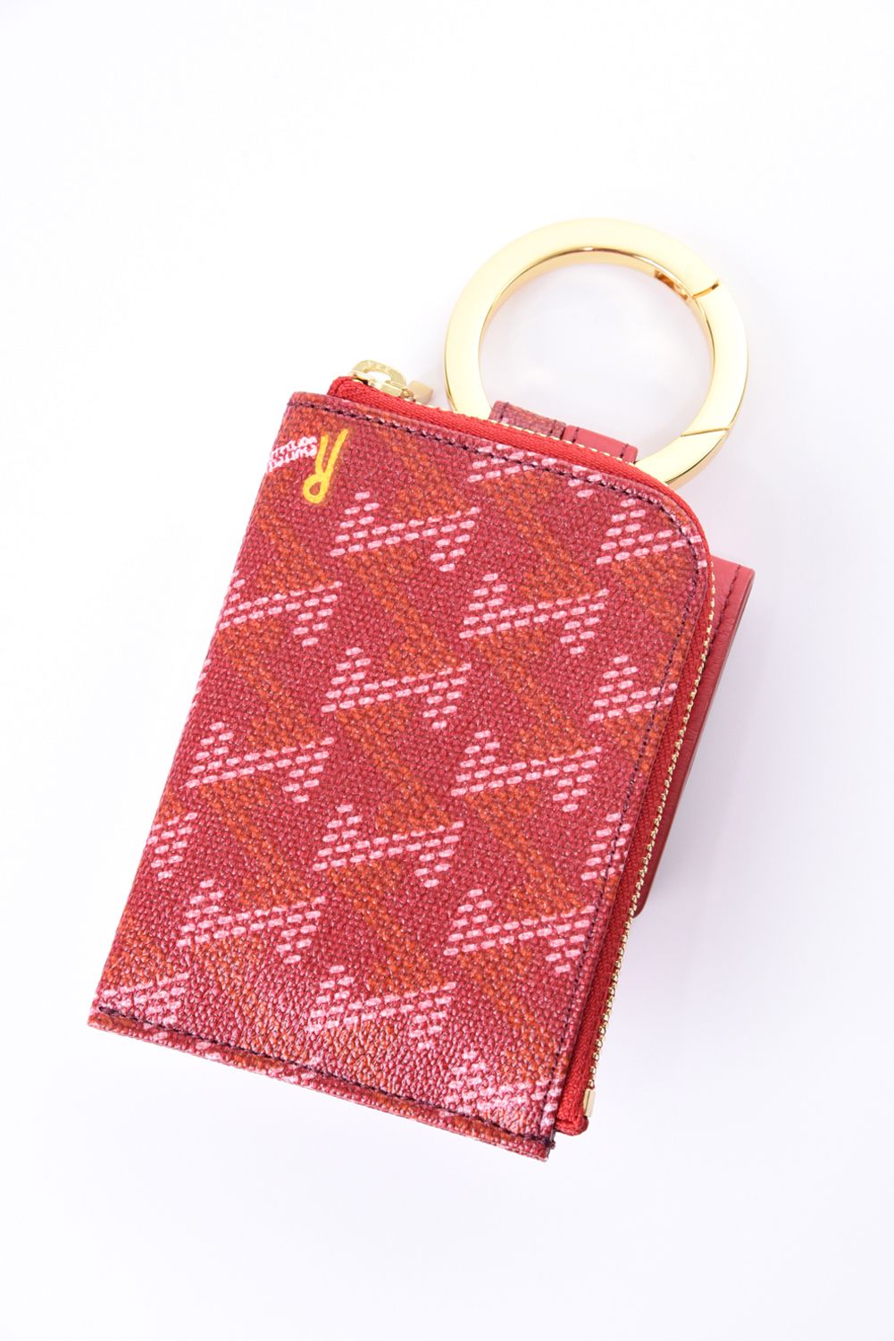 【26AW】【プレゼント好適品】 Canary (カナリー) / ブランドオリジナルテキストスタイル マルチケース (カエデ/レッド)*