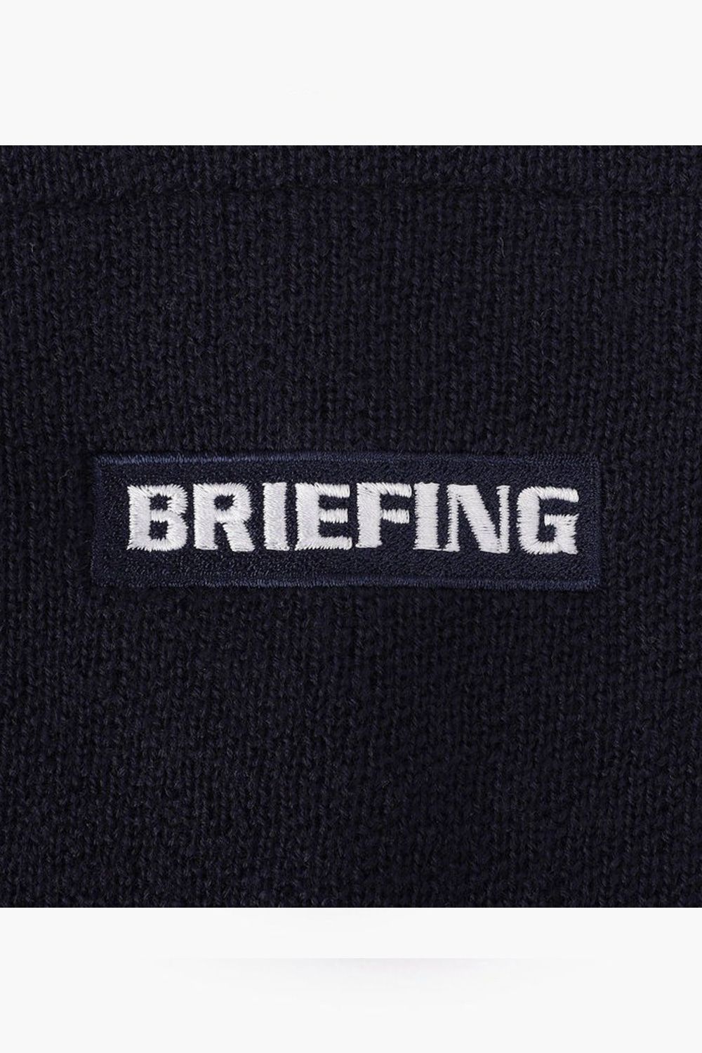 【26AW】 WOOL KNIT NECK WARMER / ウール ニット ネックウォーマー (ネイビー)