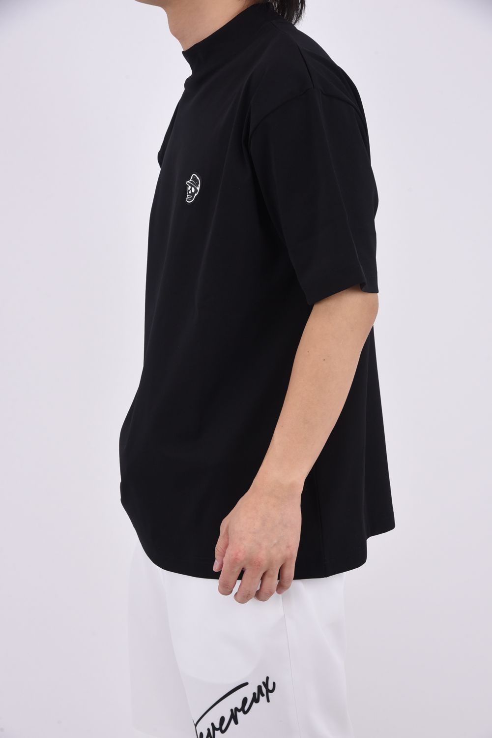 【26SS】 DVG SEASONAL MOCK T / シーズナル モックネック Tシャツ (ブラック)