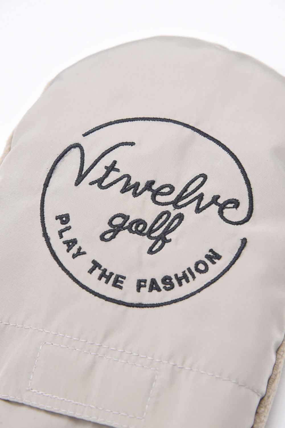 ML MITTEN / ブランドロゴ カイロポケット付き 中綿ミトングローブ (ベージュ)