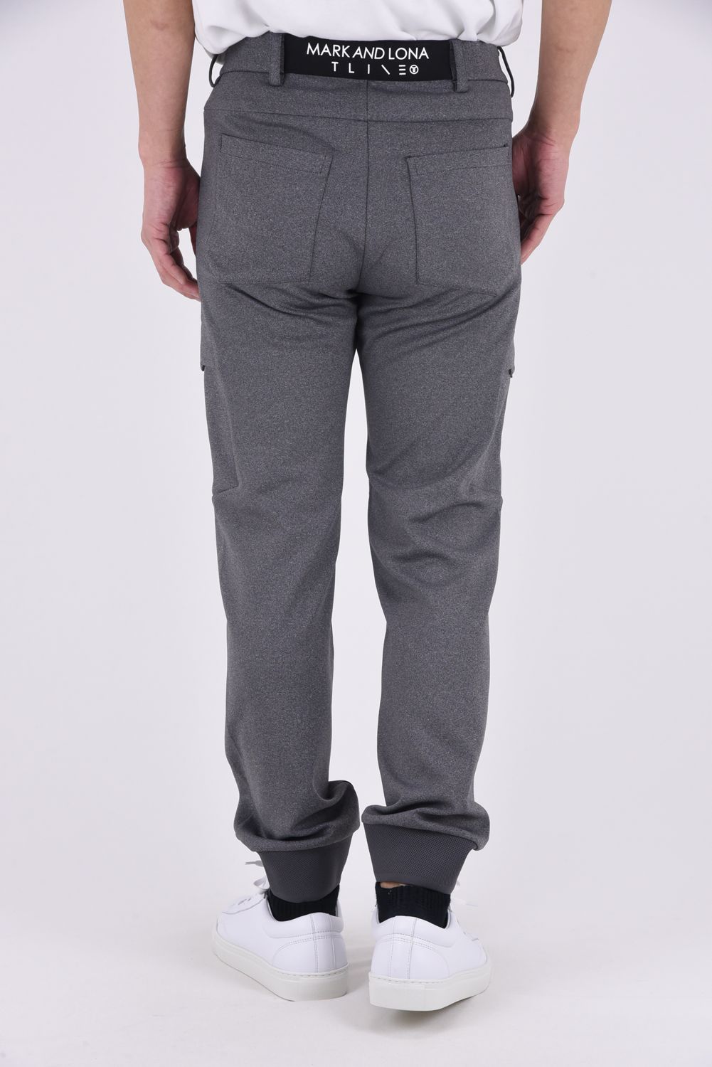 【26SS】【T-LINE】 CONTOUR FLEX CARGO JOGGER / モノトーン ポリエステルトリコット カーゴライクジョガーパンツ (グレー)