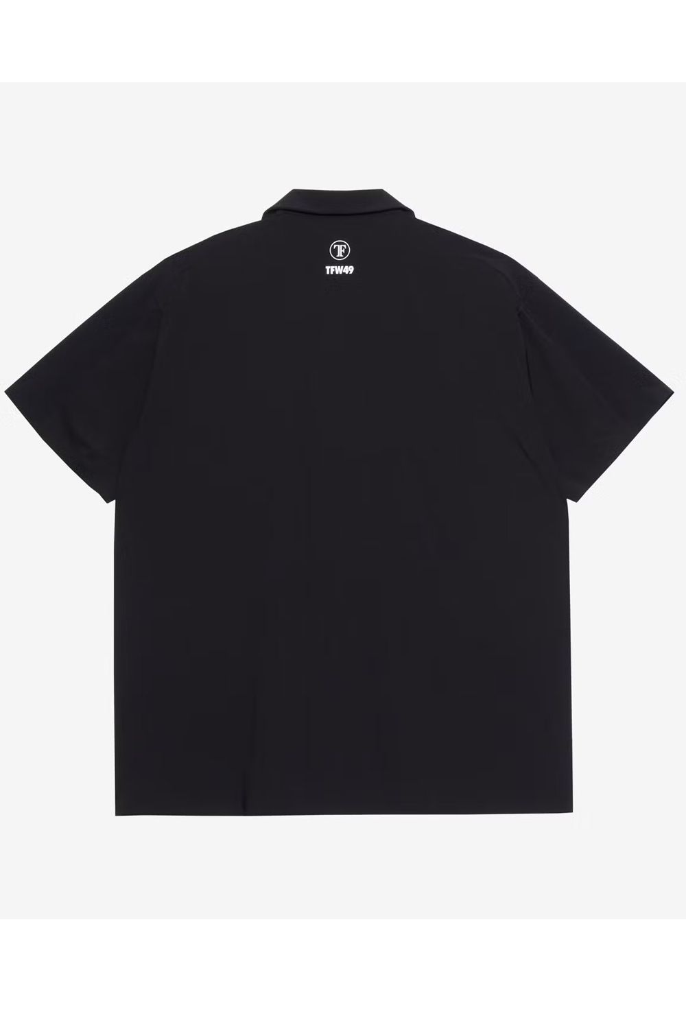 【26SS】 COMBINATION OPEN COLLAR SHIRT / 異素材切り替え オープンカラーシャツ (ブラック)