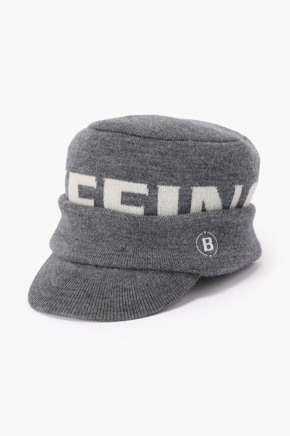 【26AW】 MEN’S WR WOOL KNIT WORK CAP / ブランドロゴ ワークキャップ (グレー)
