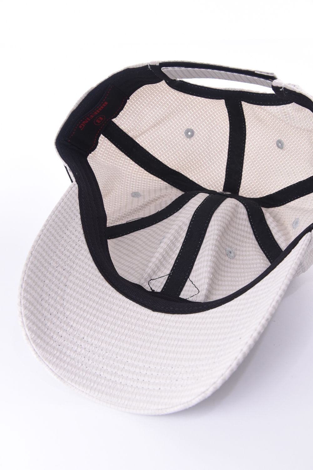 【26SS】 MEN’S SEERSUCKER CAP / シアサッカー ダイヤモンドロゴ キャップ (ベージュ)